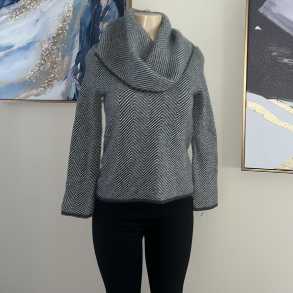 Clorinda vintage cowl neck sweater Medium wool/Cashmere/Rabbit hair - Picture 7 of 9